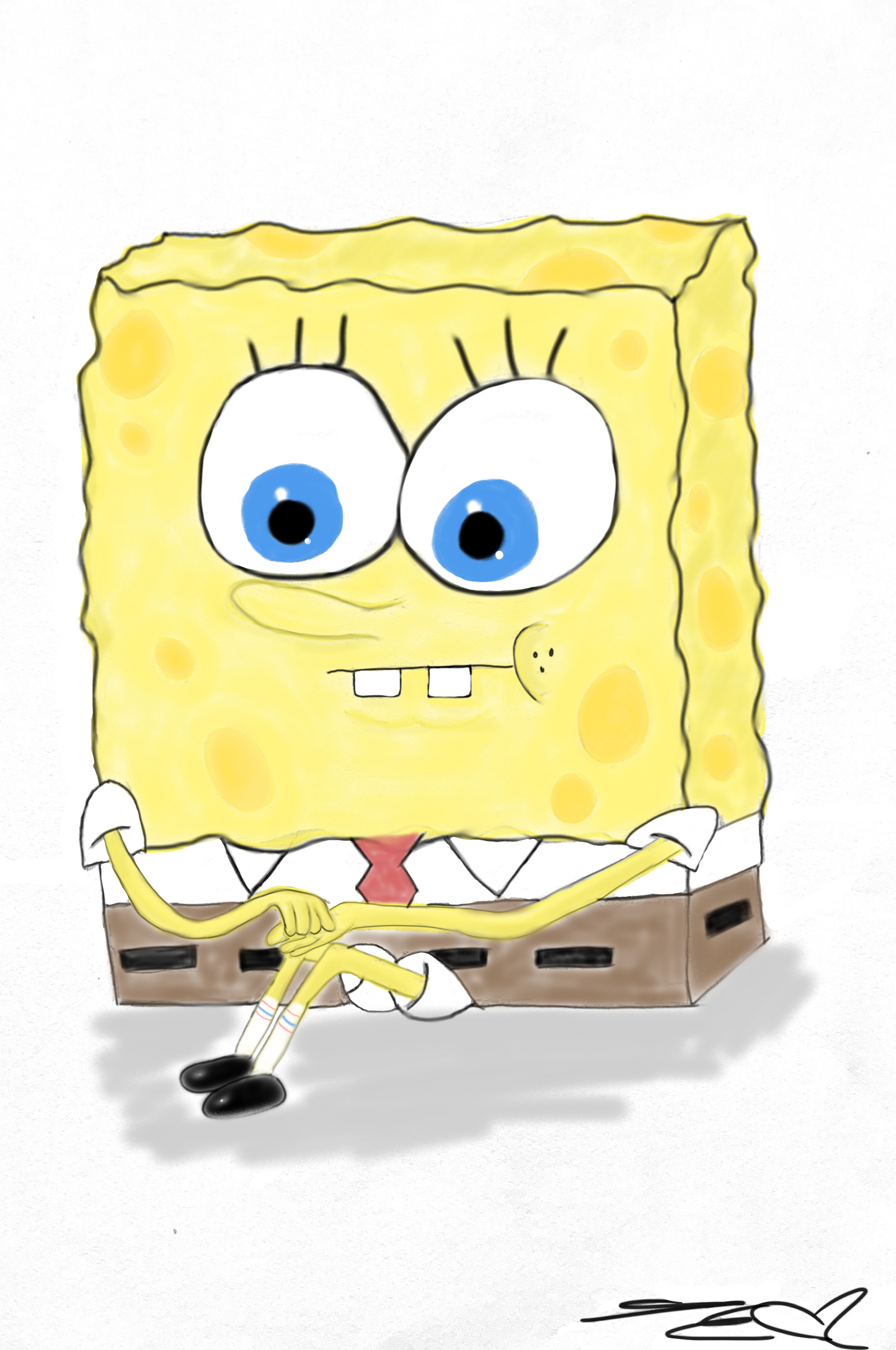 ‘waiting SpongeBob’ PRINT
