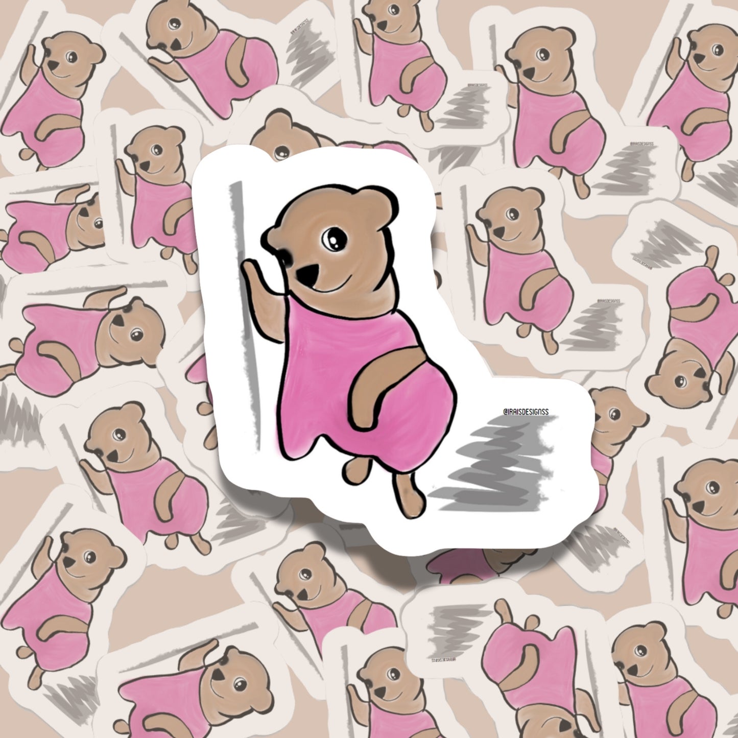 Perrita princesa - STICKER