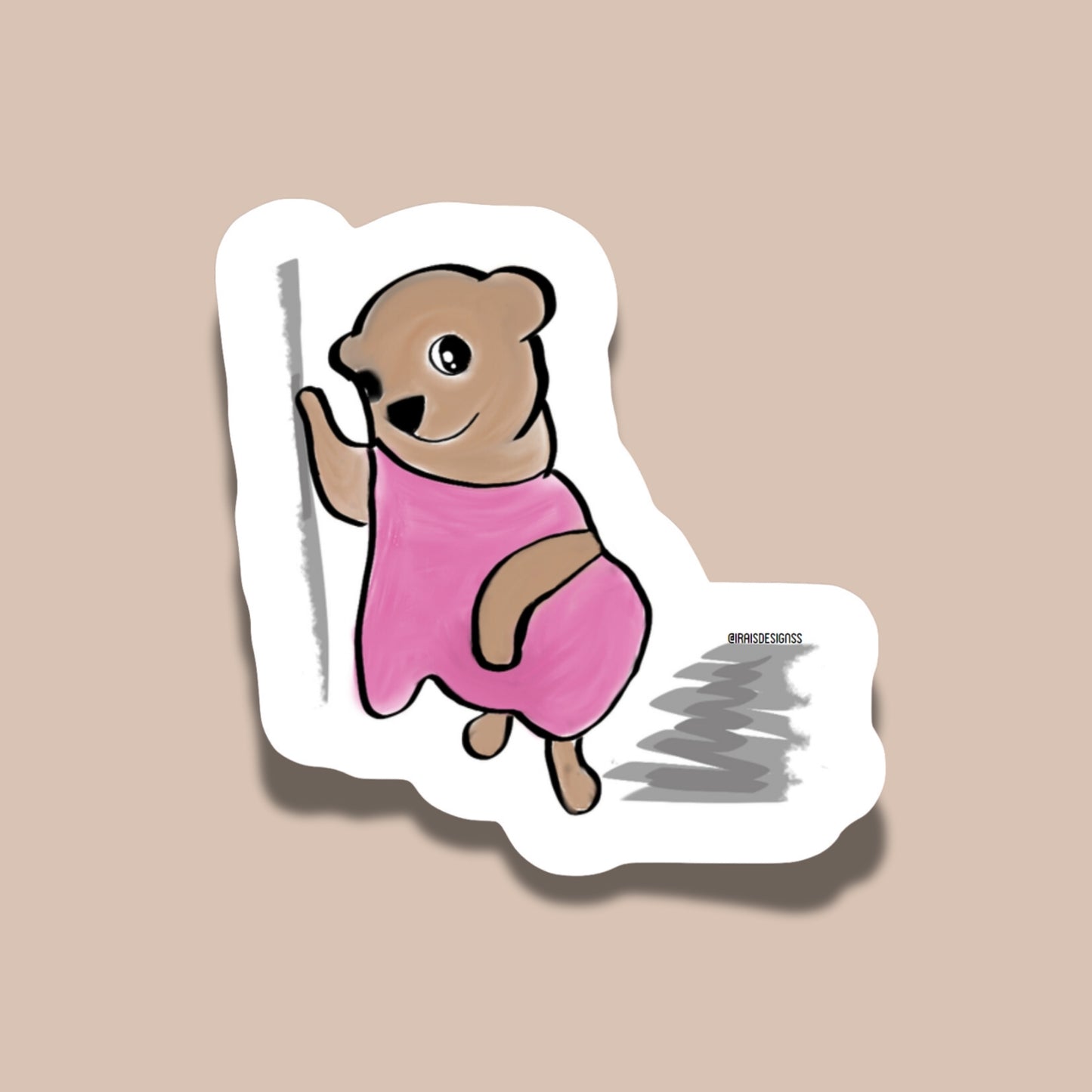 Perrita princesa - STICKER